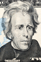 Andrew Jackson a portrait from American money
