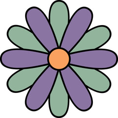 Retro Flower