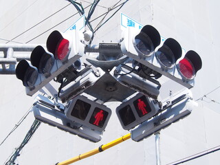 日本の珍しい交通信号機