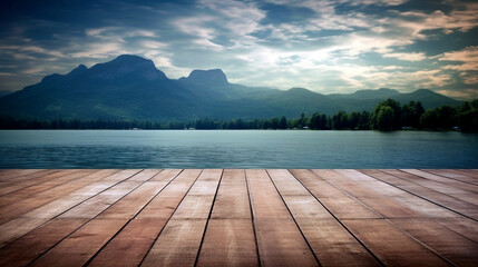 lake in the mountains