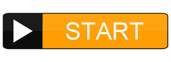 Button Banner in rot schwarz zeigt Play