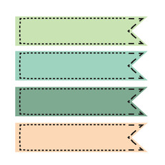 Set of  labels. Sticky Note, digital Illustration, vector. Sticky Notes Strip. Sticky Notes.