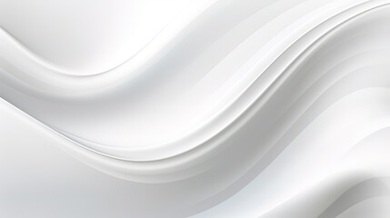 Abstract wave geometric white and gray color background illustration.
