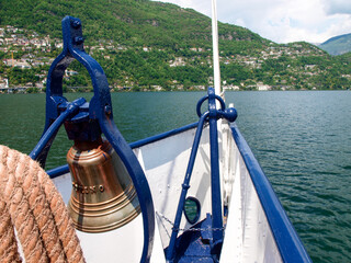 Bow of the passenger boat