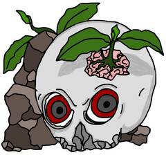 Halloween Nature Skull Sublimation Bundle