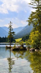 Fototapeta premium Hintersee Ramsau Berchtesgaden 