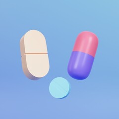 Pills 3D Icon