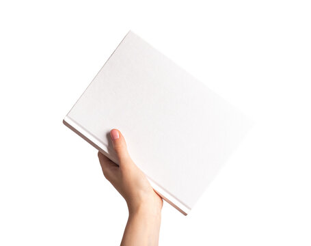 Blank A4 book hardcover mockup floating on white background 3D r Stock  Photo by ©sdecoret 327231290