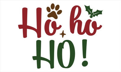 Christmas Dog SVG Design Template