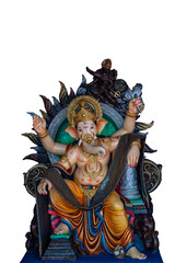 Ganesha isolated from the background