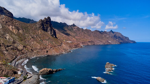 Roques de las Bodegas Tenerife Spain drone photo © Ovidiu