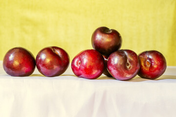The plum is a drupe