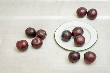The plum season is from July to September