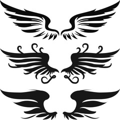 Wing style with various vector versions