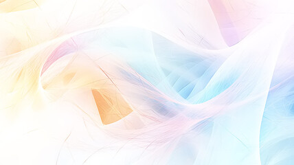 abstract multicolored interlacing lines on a white light background.