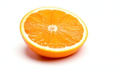 Orange fruit isolated on white background with water splash 