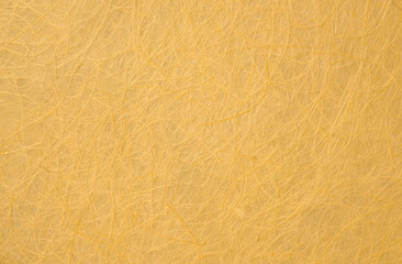 Mulberry paper texture and background, Golden apricot color.