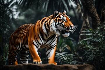 tiger in the wild Generated Ai
