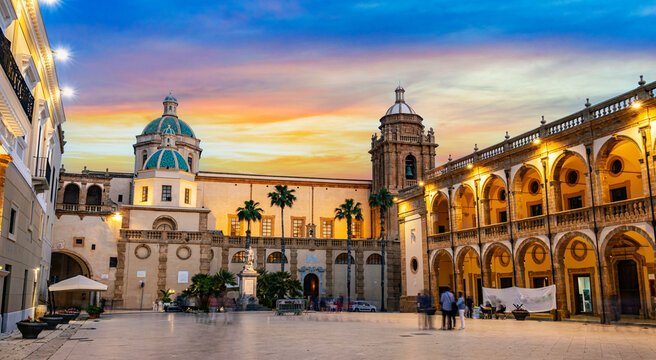 Cathedral in Mazara del Vallo in the province of Trapani, Sicily