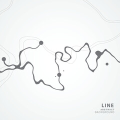 Topographic map patterns. Abstract map pattern. Topography line. Geography land outline