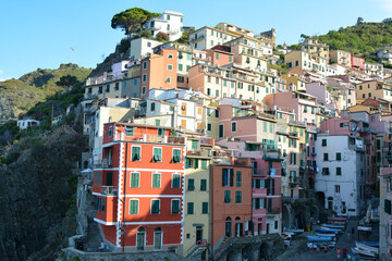 Fototapeta na wymiar Riomaggiore à Cinque Terre, Italie