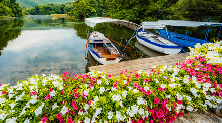 The monastery of Saint Naum on north Macedonia, ohrid lake
