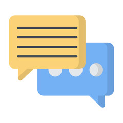 Good Communication Flat Icon