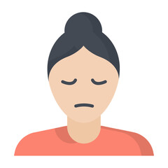 Sad Flat Icon