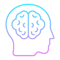 Mind Gradient Icon