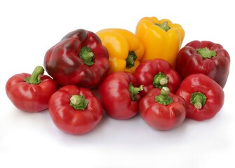 various colorful peppers for salads ofr cooking meals