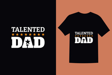 Super dad and Dad's fathers day t-shirt design