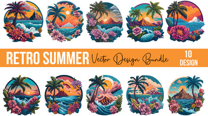 Summer Vector Design Bundle