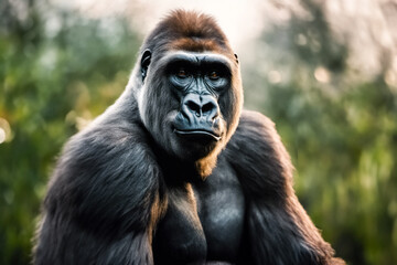 Obraz premium Gorilla in the jungle