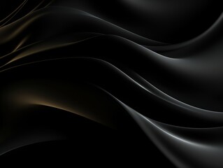 Black background wallpaper with wavy lines