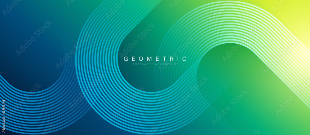 Poster abstract gradient background with transparent geometric lines. modern shiny diagonal rounded lines p
