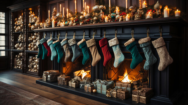 The epiphany is upon us, the befana brings gifts to the children in the stocking
