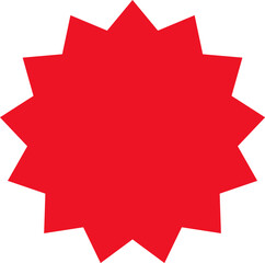 Starburst sticker set - collection of special offer sale oval and round shaped sunburst labels and badges. Promo stickers with star edges. Vector icons in Simple flat vintage style.