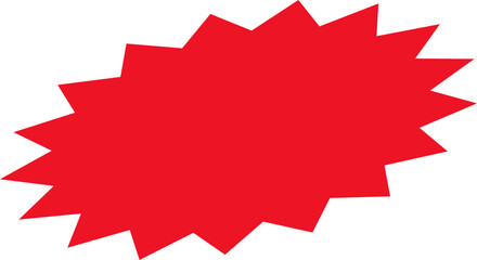 Starburst sticker set - collection of special offer sale oval and round shaped sunburst labels and badges. Promo stickers with star edges. Vector icons in Simple flat vintage style.