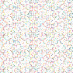 seamless pattern with circles, seamless pattern with colorful circles, circle pattern background design, 3D rendering shape