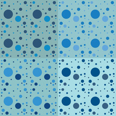 Vector dot pattern. Seamless pattern, polka dot background, polka dot seamless. pattern set, polka dot colos set. Pastel polka dots textile pattern.
