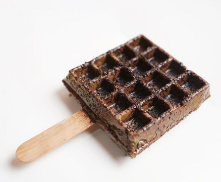 Dark Chocolate Waffle Intense Chocolate Elegance
