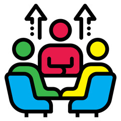 interview icon line color