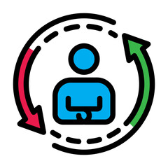 management icon line color