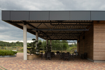 cafe at a gas station