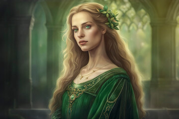 Beautiful Guinevere portrait