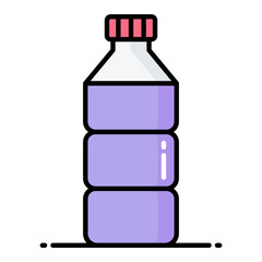 Bottled Line Color Icon