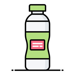 Yogurt Line Color Icon
