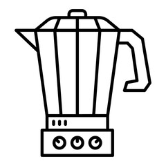 Coffee Maker Outline Icon