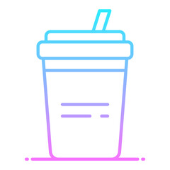 Drink Gradient Icon
