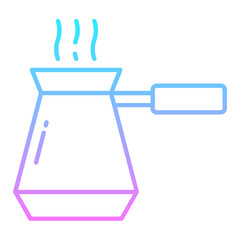 Turkish Coffee Gradient Icon